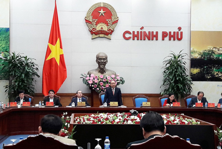 Thủ tướng Nguyễn Xuân Phúc chủ trì cuộc họp của Hội đồng Thi đua- Khen thưởng Trung ương sáng 23/2.
